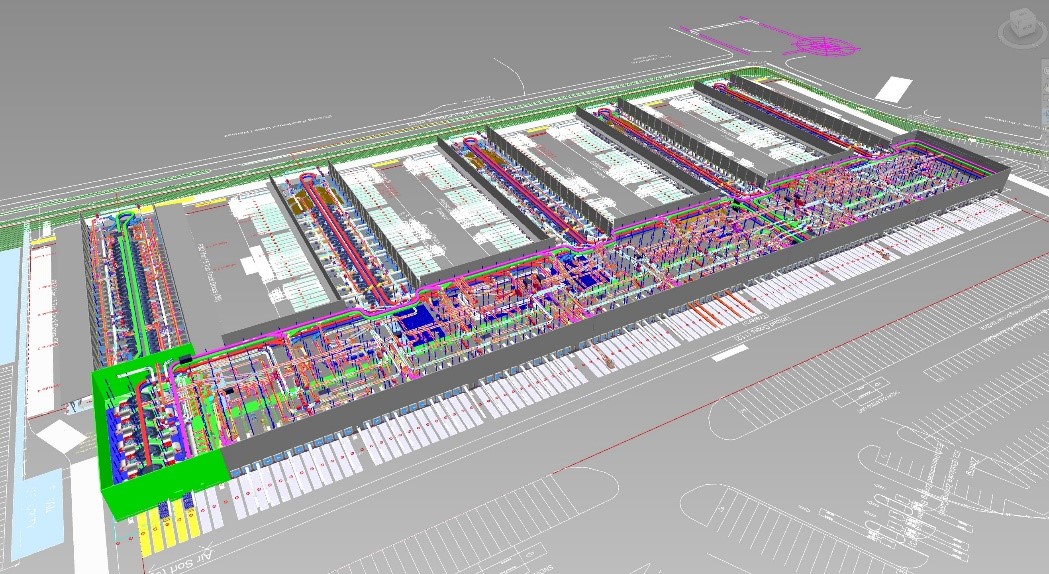 digitale 3D visualisatie Warehouse